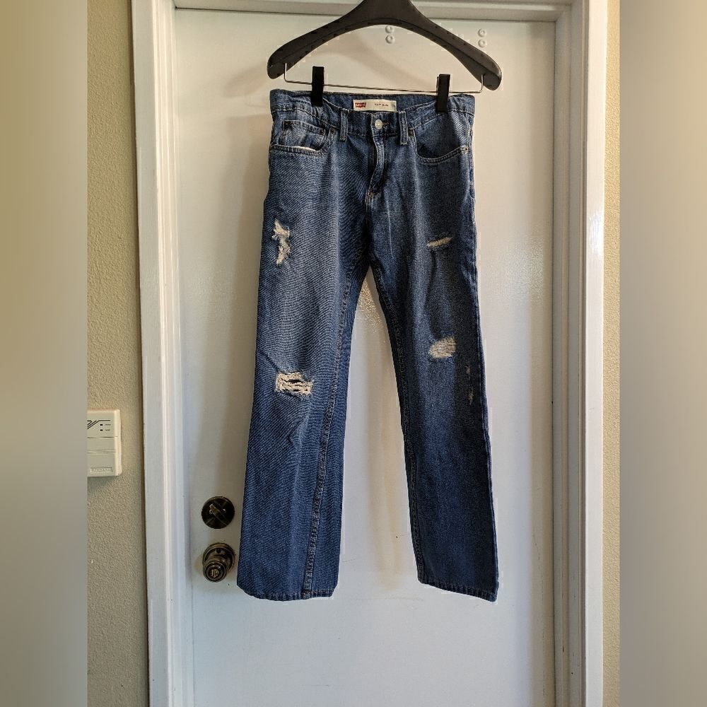 Levi's distressed jeans size 18. 29*29 - Picture 1 of 7